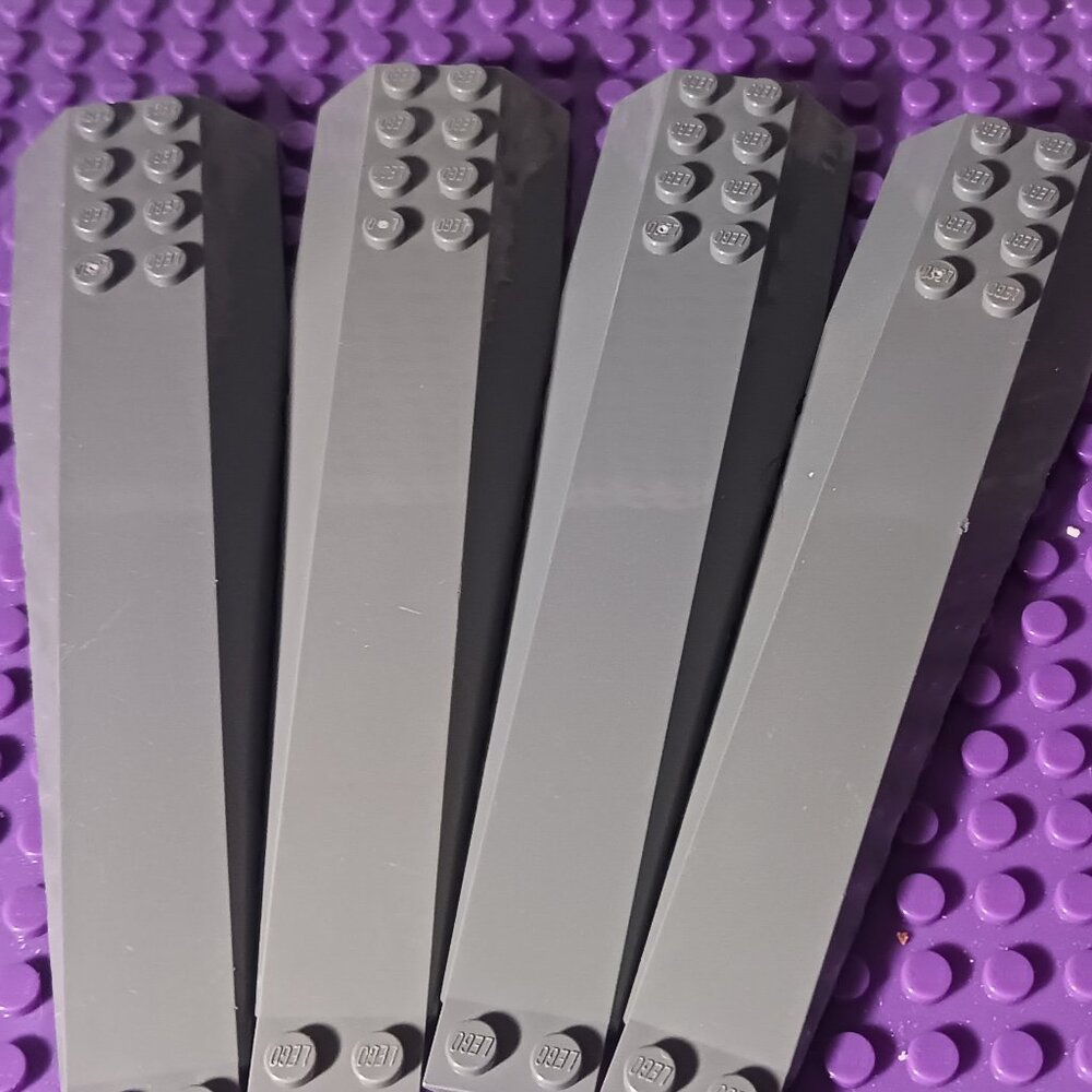 Lego Wedge 16 x 4 Triple Curved with Reinforcements - 4-Qty.